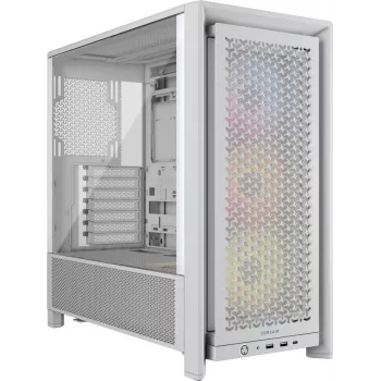 CORSAIR semitorre - carcasa Midi Frame 4000d Rs ArGB blanca