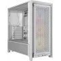 CORSAIR semitorre - carcasa Midi Frame 4000d Rs ArGB blanca