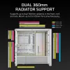 CORSAIR semitorre - carcasa Midi Frame 4000d Rs ArGB blanca
