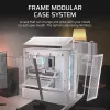CORSAIR semitorre - carcasa Midi Frame 4000d Rs ArGB blanca