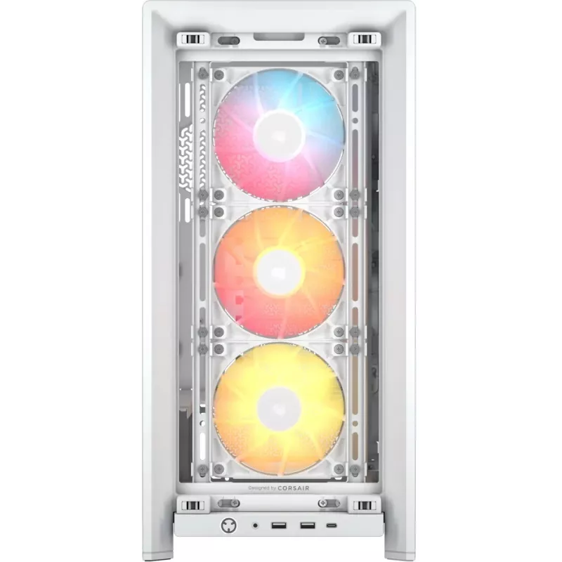 CORSAIR semitorre - carcasa Midi Frame 4000d Rs ArGB blanca