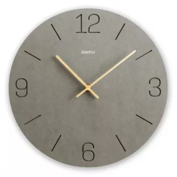 Hama Crete Reloj de cuarzo redondo Gris