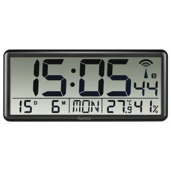 Hama Jumbo Reloj digital rectangular Negro