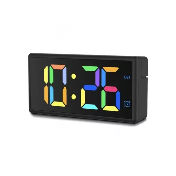 Hama Ibiza despertador digital, Negro, Gris