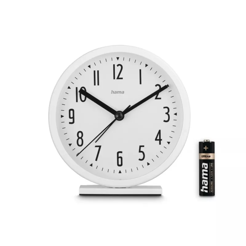 Hama Skye Despertador mecánico Blanco