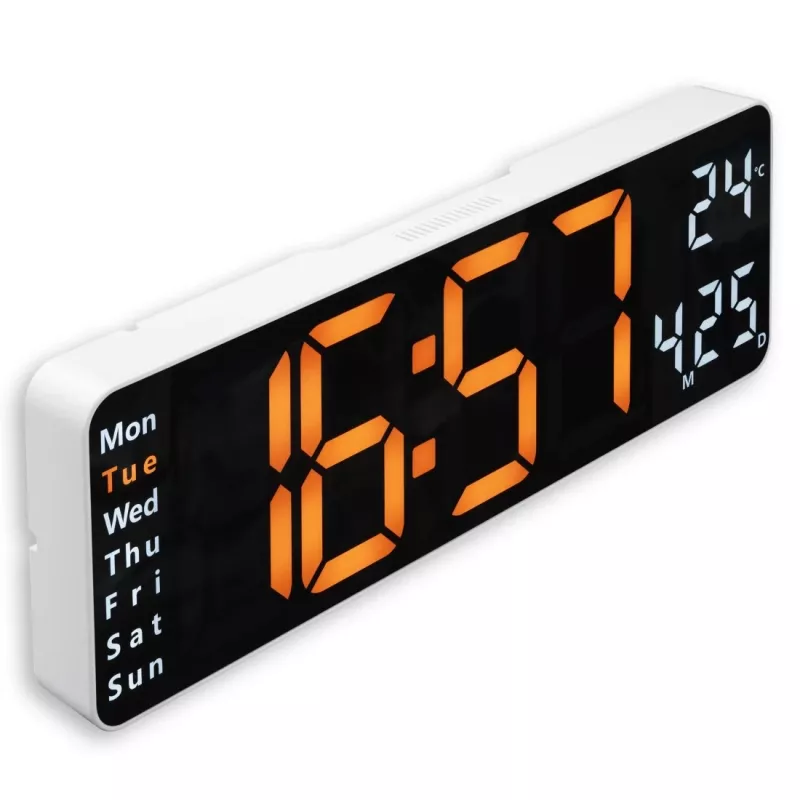 Hama Santa Cruz Reloj digital rectangular Negro
