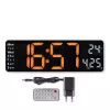 Hama Santa Cruz Reloj digital rectangular Negro