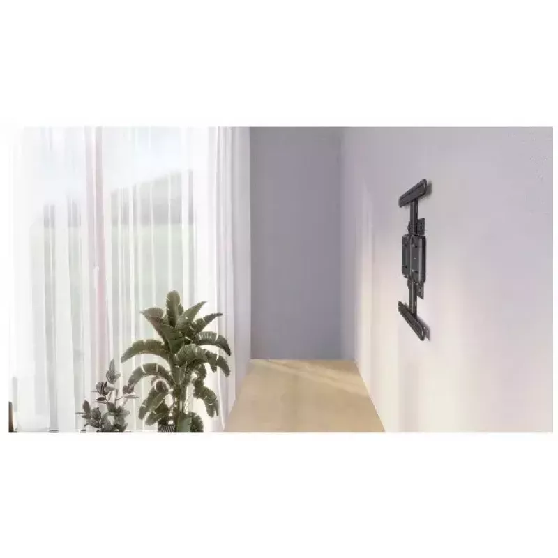 Hama Ultraslim Soporte de pared 2,29 m Negro Máx 50 kg VESA 600x400