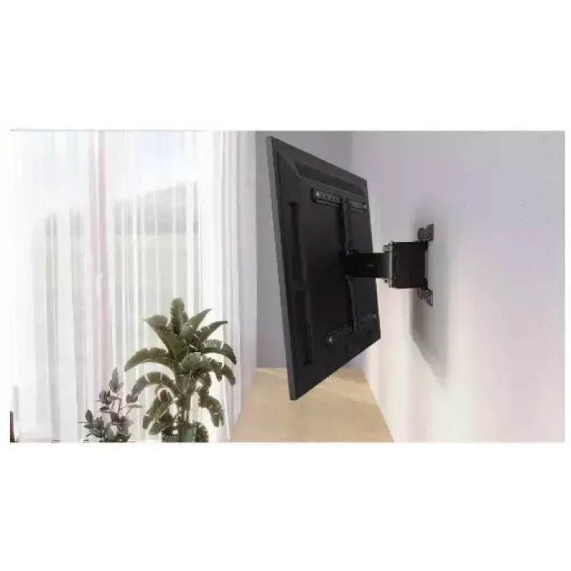Hama Ultraslim Soporte de pared 2,29 m Negro Máx 50 kg VESA 600x400