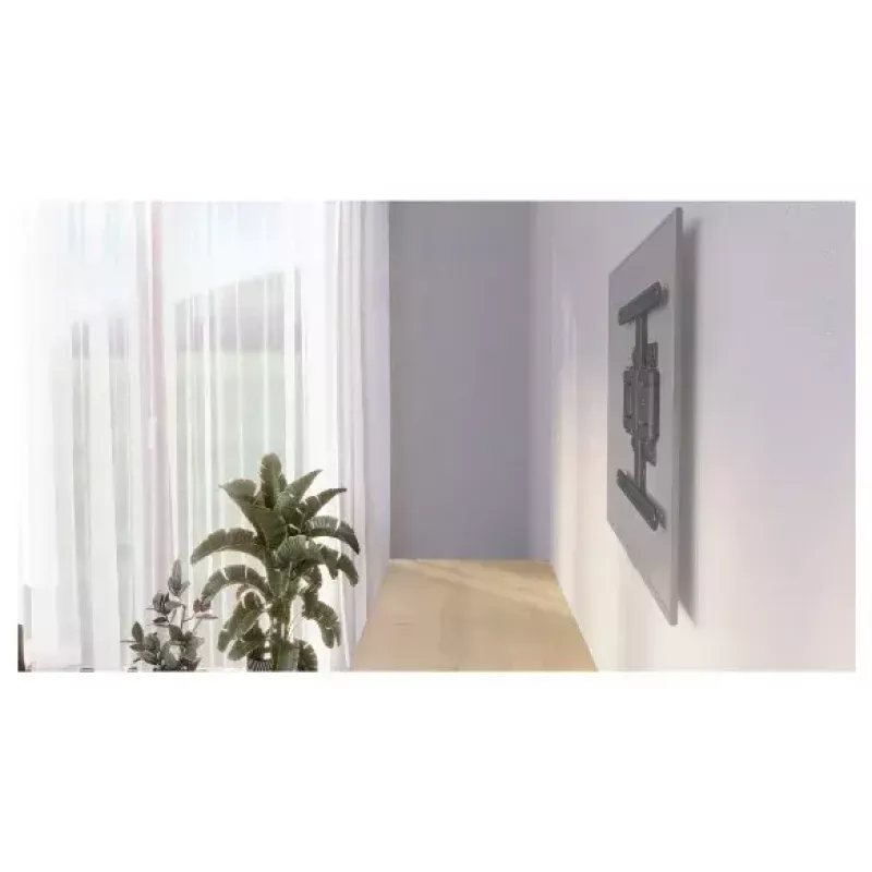 Hama Ultraslim Soporte de pared 2,29 m Negro Máx 50 kg VESA 600x400