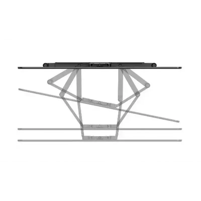 Hama Ultraslim Soporte de pared 2,29 m Negro Máx 50 kg VESA 600x400
