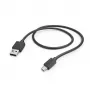 Hama 00201584 Cable USB USB 2.0 1 m Micro-USB A USB A Negro