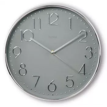 Hama Corsica Reloj de cuarzo redondo Gris, Plata