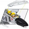 Cobi Blocks Armed Force F-4 Phantom II modelo, set de construcción de 703 piezas
