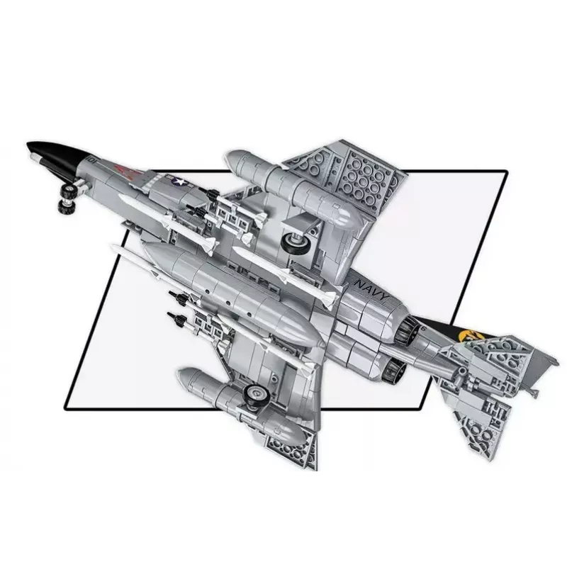 Cobi Blocks Armed Force F-4 Phantom II modelo, set de construcción de 703 piezas