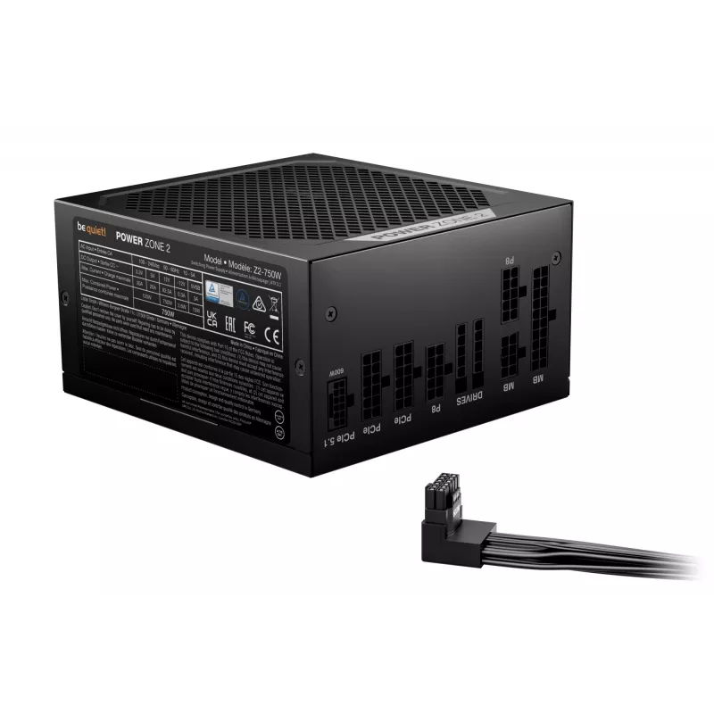 be quiet! POWER ZONE 2 750W fuente de alimentación 20+4 pin ATX ATX Negro