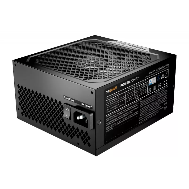 be quiet! POWER ZONE 2 750W fuente de alimentación 20+4 pin ATX ATX Negro