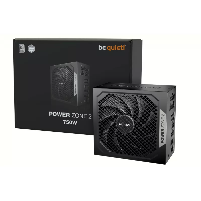 be quiet! POWER ZONE 2 750W fuente de alimentación 20+4 pin ATX ATX Negro