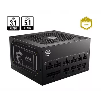 MSI MAG A750GL PCIE5 II fuente de alimentación 750 W 20+4 Pin ATX ATX Negro