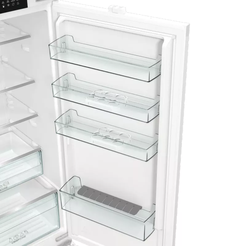 Gorenje NRKI519E41 frigorífico combi integrable, 284 l, NoFrost DualAdvance, 6 kg/24 h, clase energética E, blanco