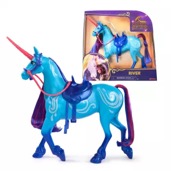 Unicorn Academy, River con 2 accesorios de equitación, 11