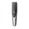 Recortadora de barba Philips BEARDTRIMMER Series 3000 BT3239/15, 0,5 mm–10 mm, 20 niveles de longitud, recargable por USB, Negro/Plata