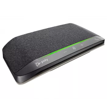 HP Poly Sync 10 USB-A USB-C Altavoz de conferencia, PC, Plata, 0.715 m, IP64, Windows 10, Windows 11, MacOS