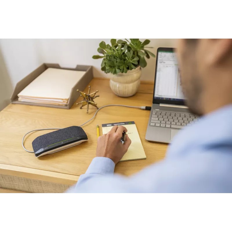 HP Poly Sync 10 USB-A USB-C Altavoz de conferencia, PC, Plata, 0.715 m, IP64, Windows 10, Windows 11, MacOS