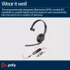 HP Poly Blackwire 5210 Auricular Monoaural USB-C + Conector de 3,5 mm + Adaptador USB-C/A
