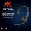 HP Poly Blackwire 5210 Auricular Monoaural USB-C + Conector de 3,5 mm + Adaptador USB-C/A