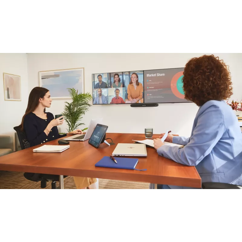 HP Poly Studio X32 Barra de vídeo todo en uno sin fuente de alimentación