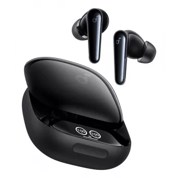 Auriculares Anker Liberty 4 Pro — In-Ear TWS Bluetooth, USB Type-C, negro, para llamadas, música y deporte