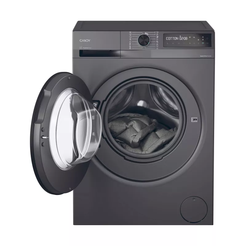 Lavadora Candy BR 410B8G-S de carga frontal 10 kg 1400 rpm antracita