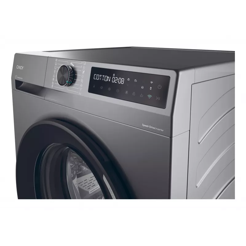 Lavadora Candy BR 410B8G-S de carga frontal 10 kg 1400 rpm antracita