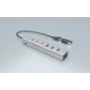 i-tec Hub de carga metálico USB-C/USB-A de 7 puertos (3x USB-C, 4x USB-A)