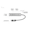 i-tec Hub de carga metálico USB-C/USB-A de 7 puertos (3x USB-C, 4x USB-A)