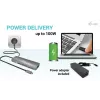i-tec Docking station nano metálica USB-C 4K HDMI LAN con Power Delivery 100 W + cargador universal 100 W