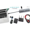 i-tec Docking station nano metálica USB-C 4K HDMI LAN con Power Delivery 100 W + cargador universal 100 W