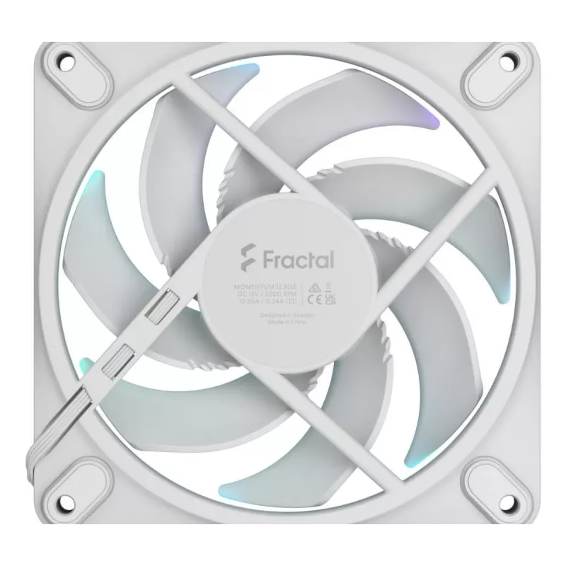 Ventilador FRACTAL DESIGN Momentum 12 RGB White