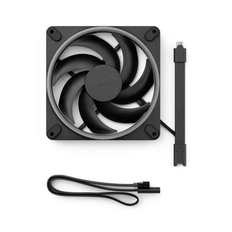FRACTAL DESIGN Ventilador Momentum 14 RGB, negro