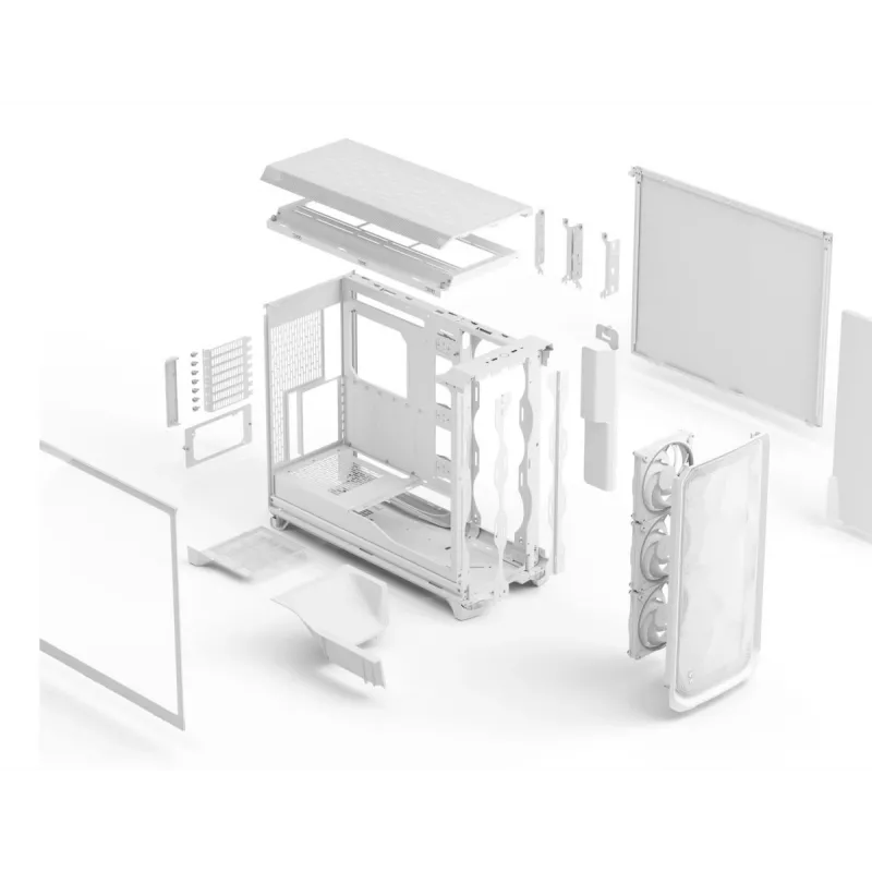 FRACTAL DESIGN Meshify 3 XL Blanco RGB TG Clear Tint