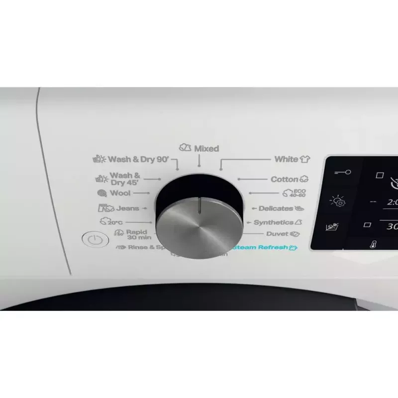Lavadora-secadora Whirlpool FFWDD1076258B de libre instalación carga frontal Blanca