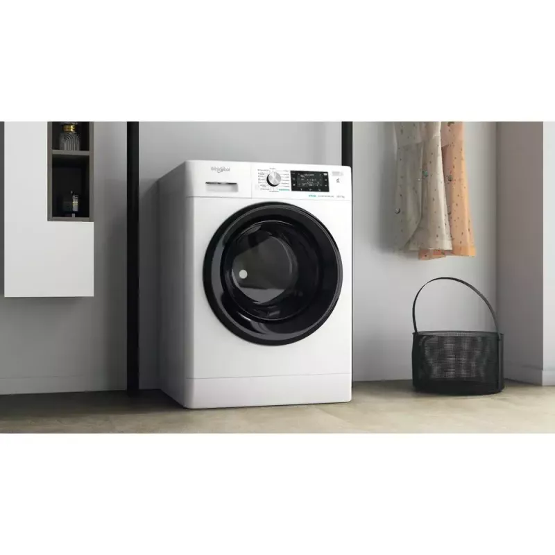 Lavadora-secadora Whirlpool FFWDD1076258B de libre instalación carga frontal Blanca