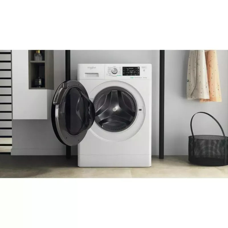 Lavadora-secadora Whirlpool FFWDD1076258B de libre instalación carga frontal Blanca