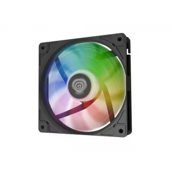 Ventilador para caja de PC GENESIS Oxal 120 ARGB 12 cm Negro