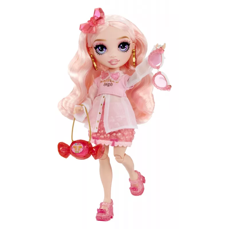 MGA Rainbow High Creative Crystals muñeca Bella 121367, a partir de 8 años
