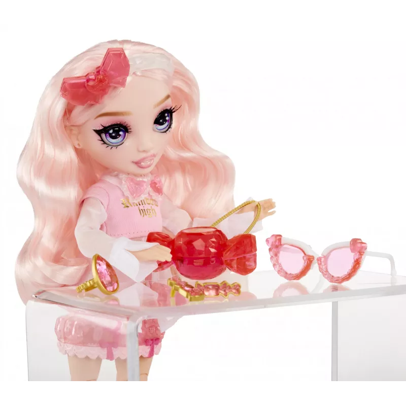MGA Rainbow High Creative Crystals muñeca Bella 121367, a partir de 8 años
