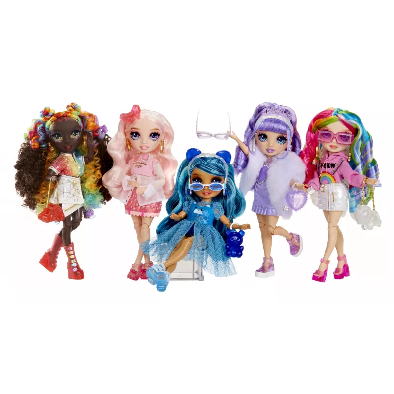 MGA Rainbow High Creative Crystals muñeca Bella 121367, a partir de 8 años