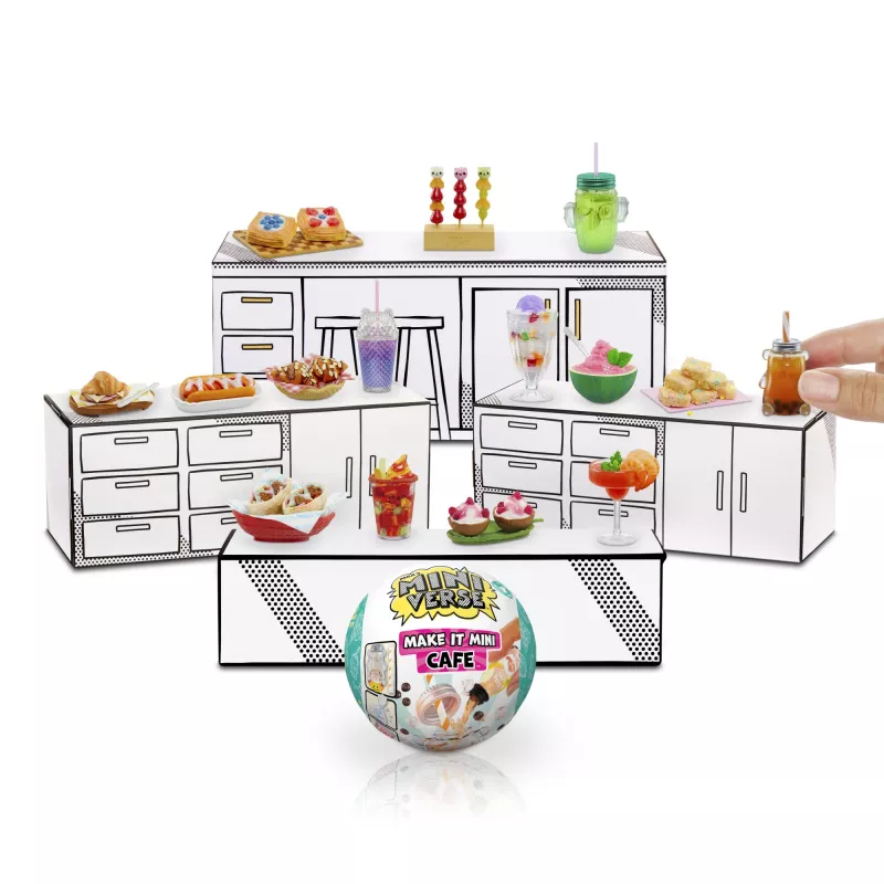 Miniverse Make It Mini Foods: Cafe en PDQ Serie 4, 8 años, multicolor, plástico