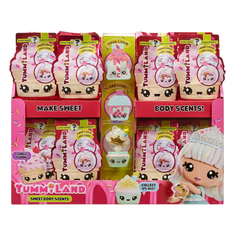 MGA Entertainment Yummiland Num Nom Body Scent Asst en PDQ, 4 años, multicolor, plástico